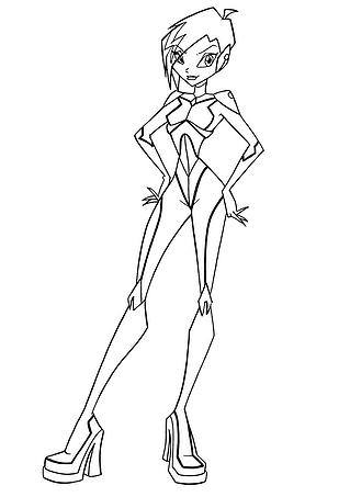 Tecna (Winx Club) Fairy From the Planet Zenith
