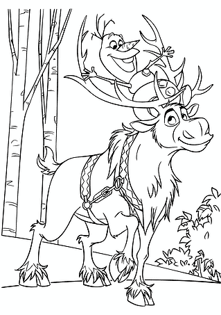 Frozen: Sven is Riding Olaf