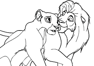 Lion King Mufasa and Sarabi