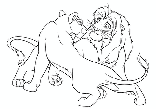 Lion King: Simba and Nala Dance