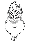 Little Mermaid: Portrait of the Witch Ursula