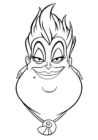 Little Mermaid: Portrait of the Witch Ursula