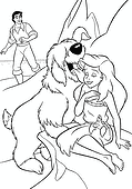 Little Mermaid and the Huge Dog