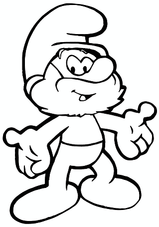 Affable Papa Smurf
