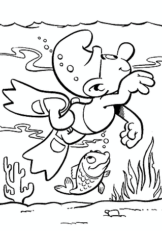 Smurf Diver