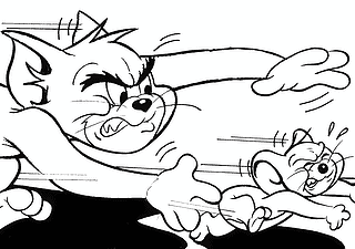 Tom Catches Up with Jerry