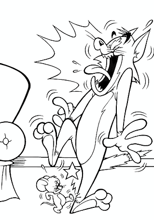 Jerry Kicks An Annoying Cat