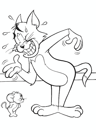 Tom Mocks Jerry