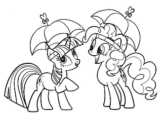 Twilight Sparkle Cute Umbrellas