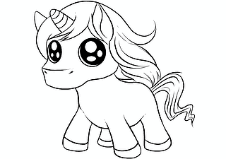 Astonished Eyes Unicorn