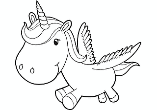 Unicorn Winged Wonder