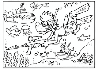 Well Just You Wait: Wolf Underwater Hunter