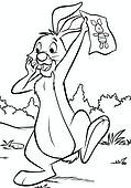 Winnie the Pooh: Rabbit and Drawing