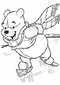 Winter: Winnie the Pooh on Skates