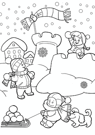 Winter Fun in the Yard