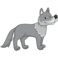 Wolves Coloring Page