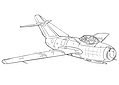 Airplane MiG-15 (USSR)