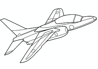 Airplane Kawasaki T-4 (Japan)
