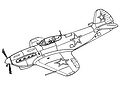 Airplane Yak-9D (USSR)