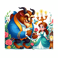 Beauty and the Beast Coloring Pages