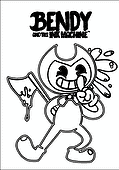 Ink Bendy with An Axe