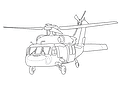 Helicopter UH-60 Black Hawk (USA)
