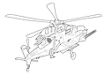 Helicopter Agusta A129 Mangusta (Italy)