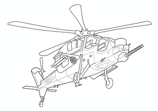 Helicopter Agusta A129 Mangusta (Italy)