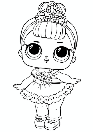Lol Surprise 1 Series: Queen Crystal