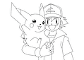 Ash and Pikachu