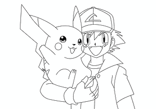 Ash and Pikachu