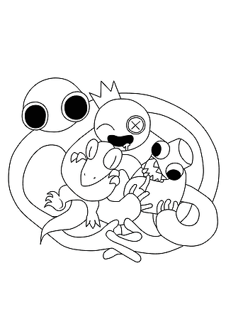 Rainbow Friends: Hugging