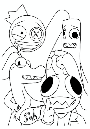 Rainbow Friends: Red in the Company