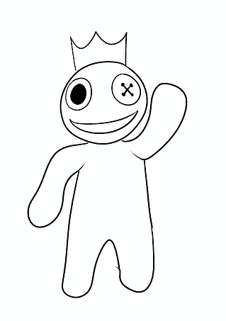 Rainbow Friends: Blue