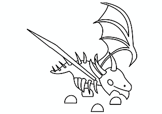 Adopt Me (Roblox): Night Dragon