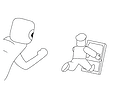 Doors (Roblox): Character Runs Out the Door