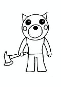 Piggy (Roblox): Wolf with Axe