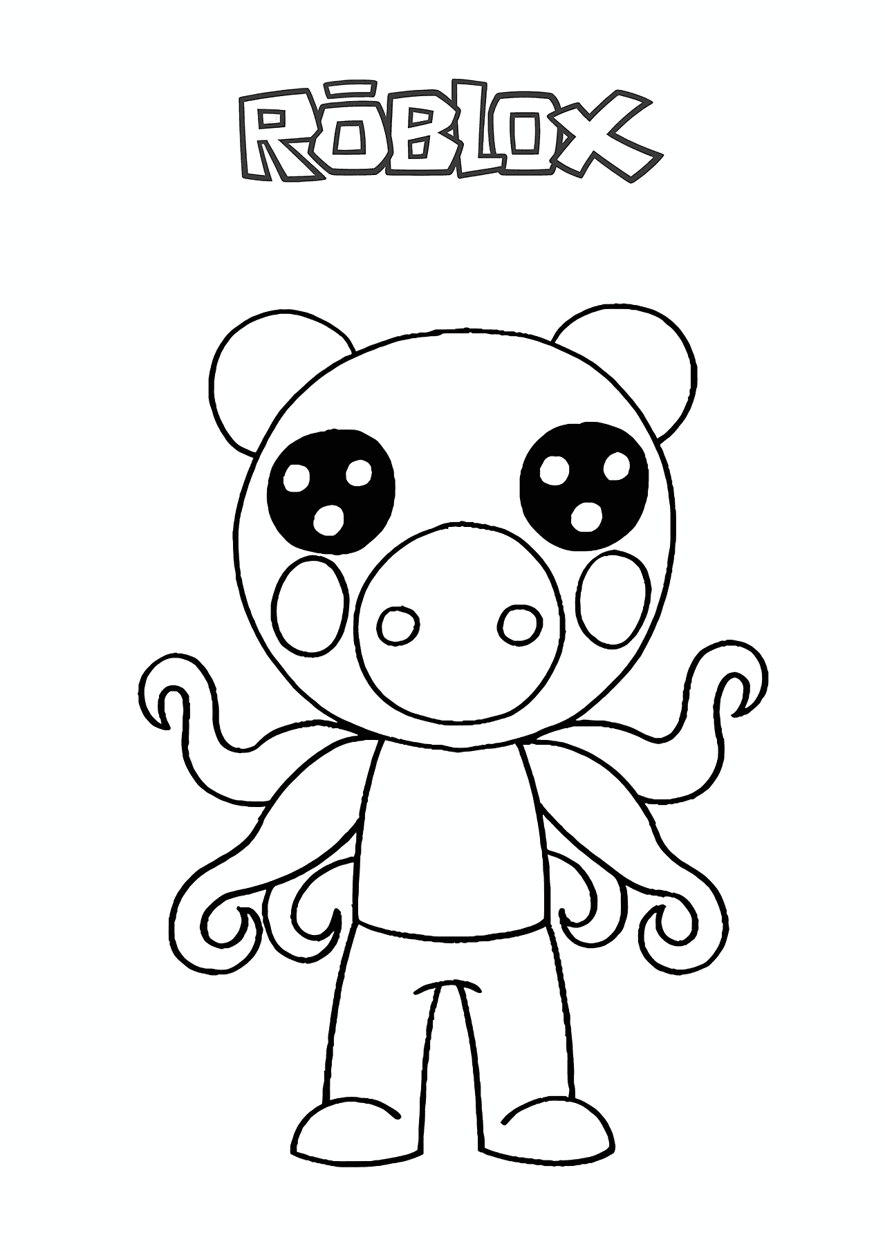 Piggy Roblox Coloring Pages (Free PDF Printables)
