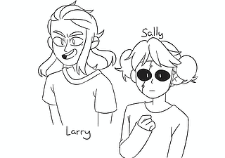 Sally Face: Sally and Larry