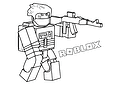 Skins for Roblox: Hero with a Machine Gun