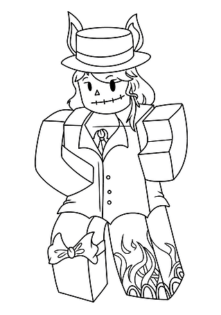 Skins for Roblox: Lady in Halloween Costume