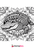 Alligator Mandala