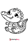 Cartoon Crocodile