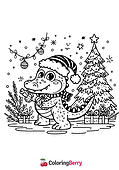 Christmas Alligator