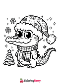 Christmas Crocodile