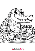 Crocodile Family