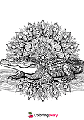 Crocodile Mandala