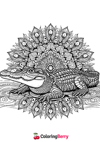 Crocodile Mandala
