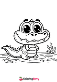 Funny Crocodile
