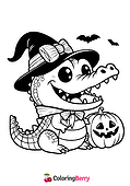 Halloween Alligator
